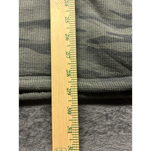 Coleman Lined Henley 1/4 Snap Bonded Waffle Sherpa Shirt Olive Camo Mens XL - Picture 3 of 7